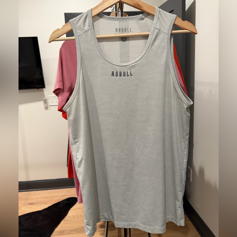 NOBULL Light Gray Camo Men’s Tank Top